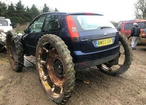 国产拖拉机改装轮毂视频,焕新升级演绎硬核改装风采